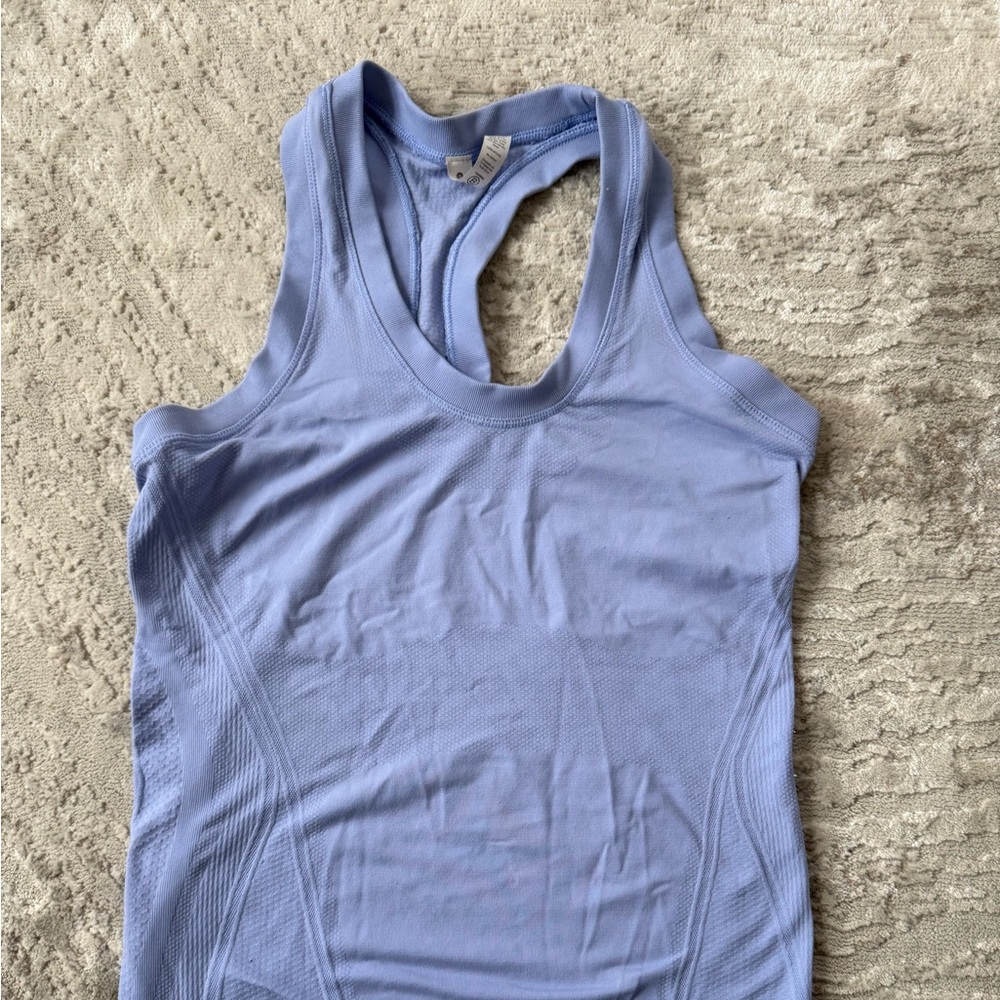 Athleta Lilac Racerback Athletic Tank